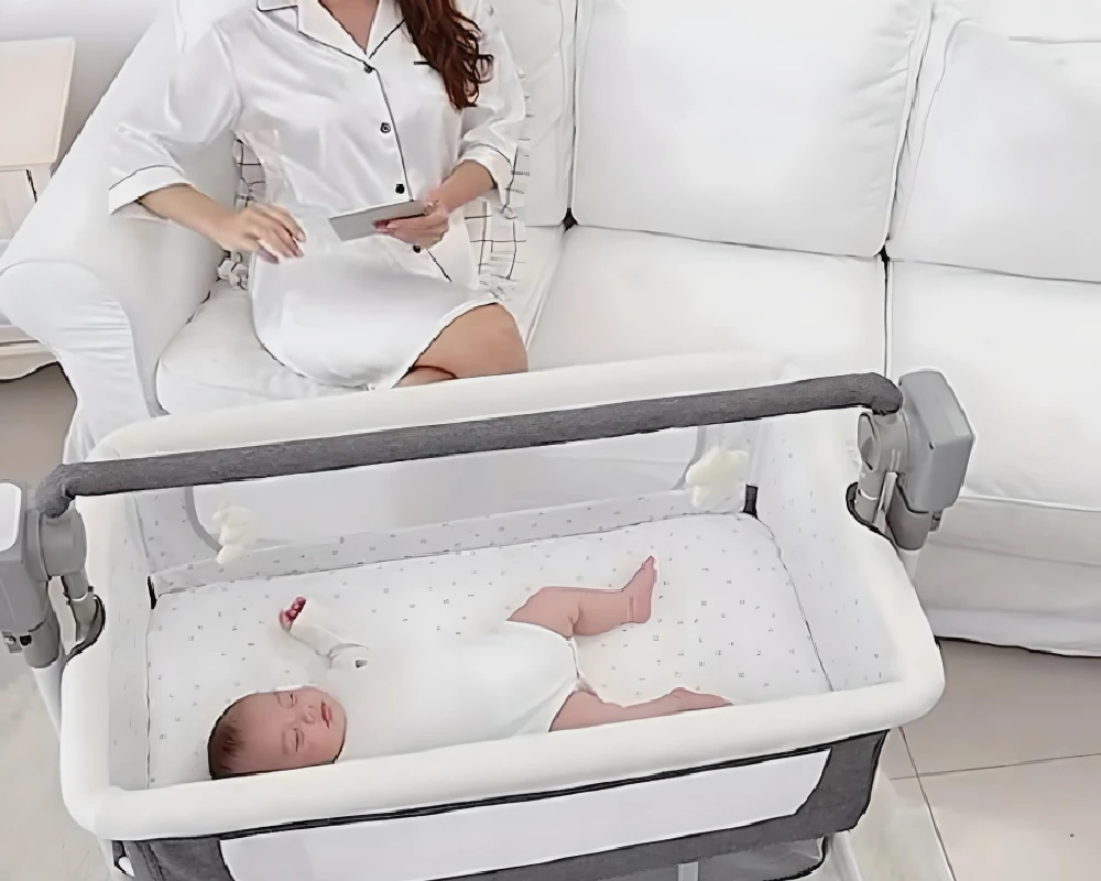 rocking bassinet cradle