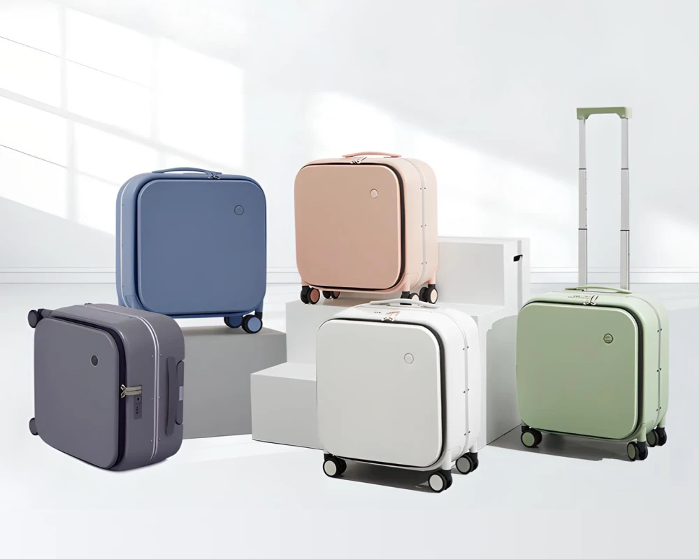 cute hard suitcases