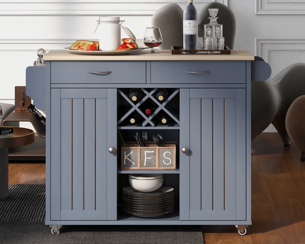 small kitchen island with drawers