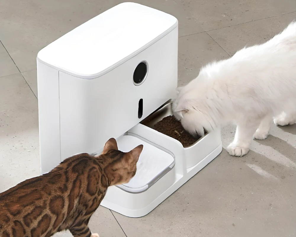 robot automatic pet feeder